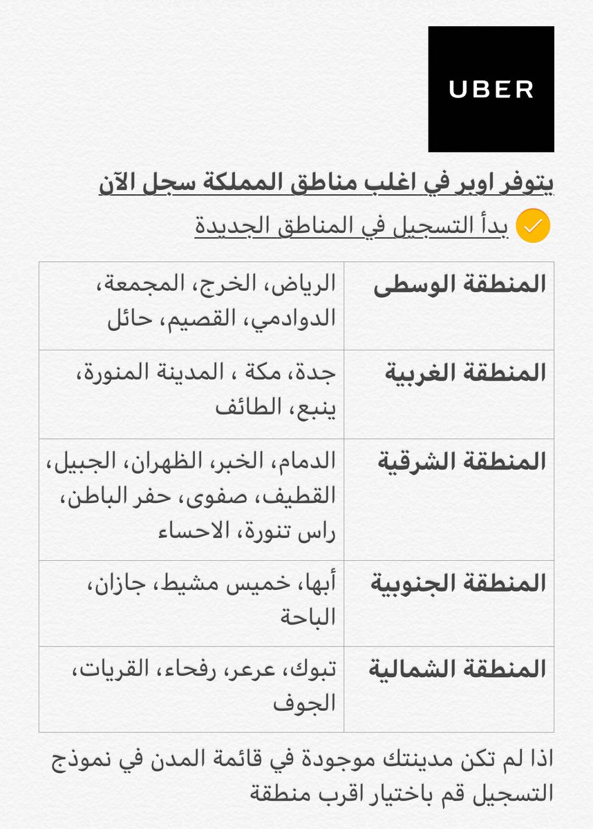 Twitter पर دليل أوبر للسائقين الاستعلام يكون عن السوابق الجنائية فقط مو اي واحد ينسجن تكون قضيته جنائية