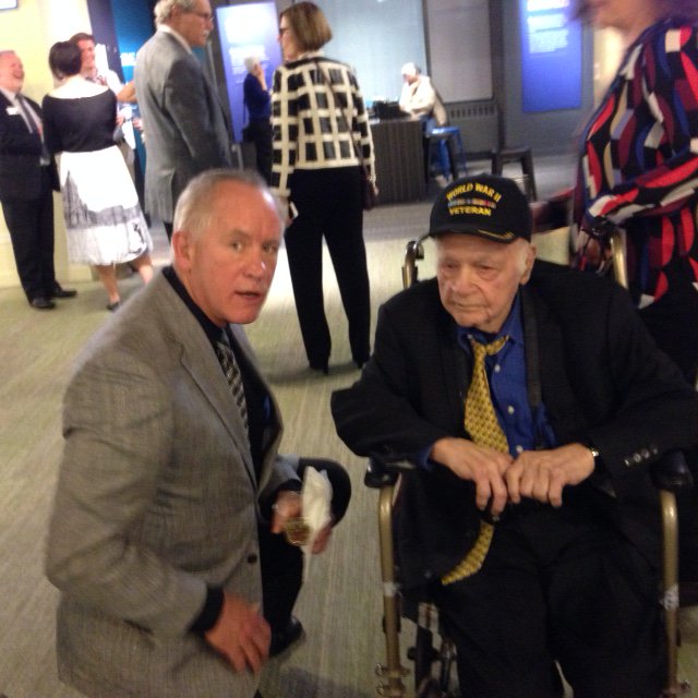 JSCashWriter's tweet photo. @AmerWriteMuseum with the immortal Art Shay, Algren's photog. https://t.co/X3W540BlgF