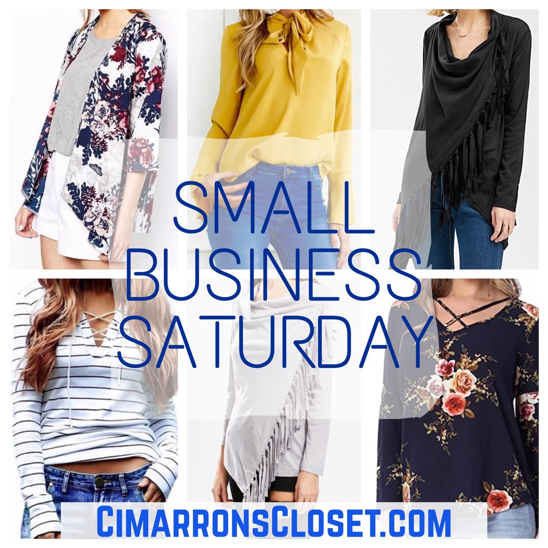 CimarronsCloset's tweet photo. Take 20% off the already low prices on boutique and gently used clothing at https://t.co/ufRezxXi4J by using coupon code SMALLBUSINESS at checkout. Can be used on all purchases of $8.99 and up! Always FREE SHIPPING. #SmallBusinessSaturday #ShopSmall #SmallBizSat https://t.co/7ZFKiPbAF4