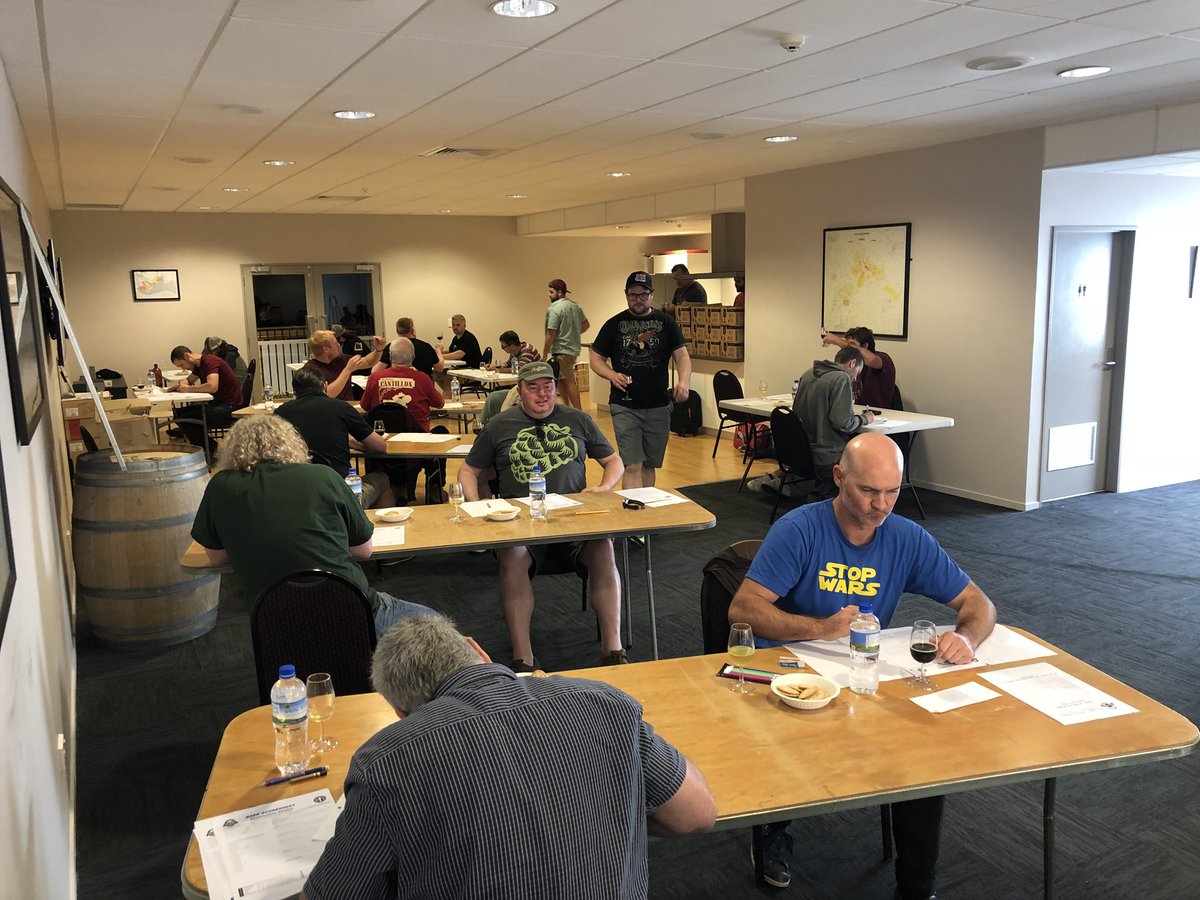 First <a href="/BJCP_Official/">BJCP</a> exam in New Zealand. More planned for next year. Eager Kiwis!