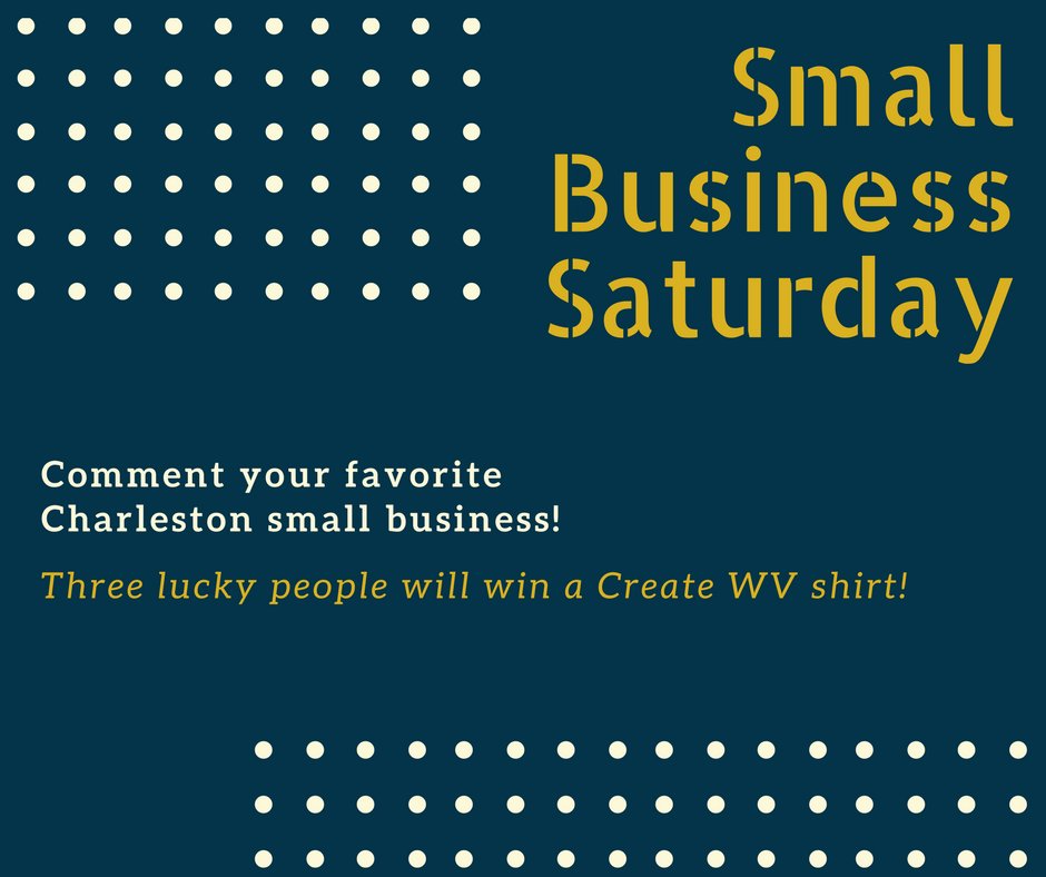 Follow us on Fb and comment on the original post!
facebook.com/createwv/
#WestVirginia #SmallBusinessSaturday