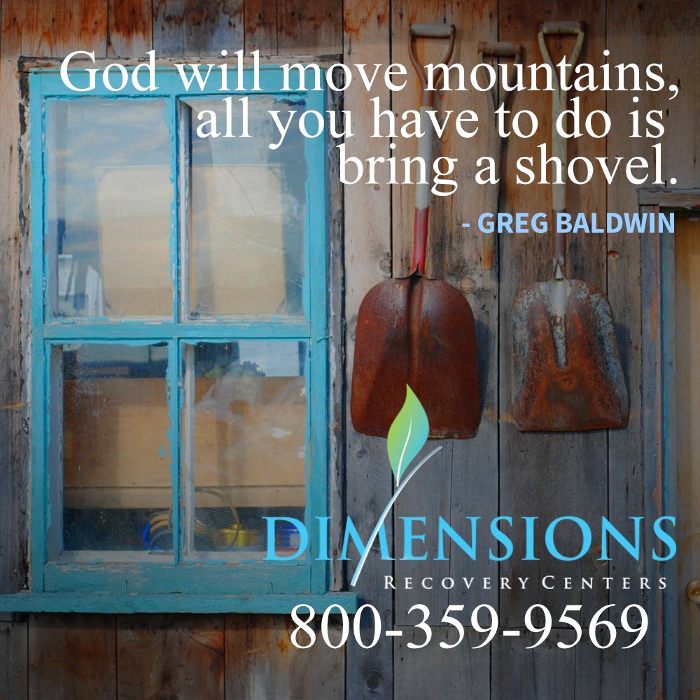 2ndChancesPod's tweet photo. "God will move mountains, all you have to do is bring a shovel." -Greg Baldwin on Second Chances Podcast. Dimensions Recovery is a proud sponsor and is here for you. Call 1-800-359-9569 for confidential advice. #addiction #recovery #treatment #helpwithdrugs #cantstopdrinking https://t.co/1Go8NdJpcQ