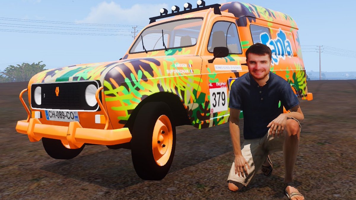 charco89's tweet photo. Nouvelle vidéo de la 4L FANTA D'@_Amixem ET @SUPER_KONAR_FR SUR ALTIS [ArmA 3], avec de meilleurs plans et montage que la précédente. 
https://t.co/9fC0J7cCVz
#3DCaptureChallenge https://t.co/Ma60mzRaTQ
