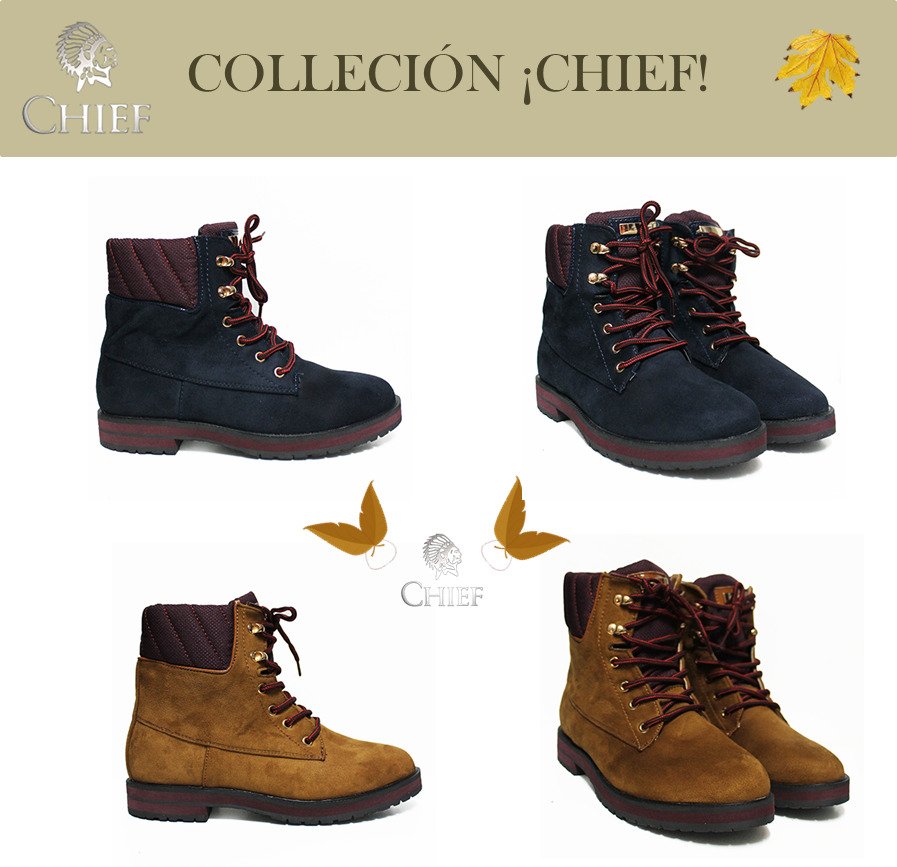 chiefsmadrid's tweet photo. Este estilo es perfecto, combinando la tendencia militar, la montaña y la comodidad de un calzado de diario. #chief #invierno2017 #tendencia https://t.co/5M7rjBz71E