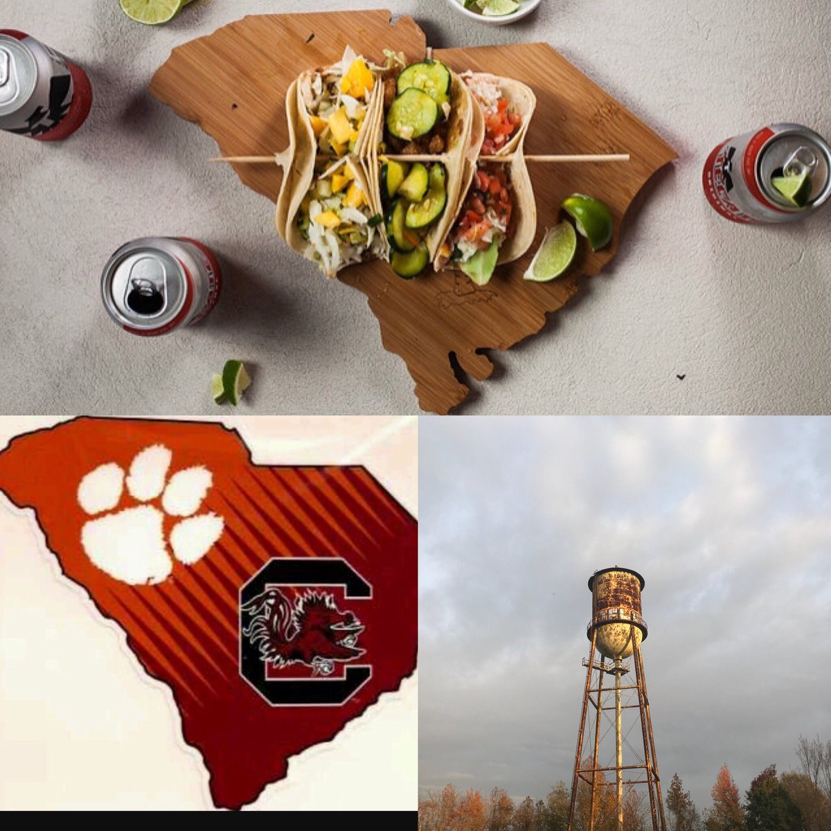 I️ know SC can’t agree on who’s better Clemson or USC, but we can agree that tacos are delicious. The game will be on the big screen next door <a href="/bfsbeer/">Birds Fly South</a> tonight at 7:30. Come get your cold beer, taco, football fix. #tacosandbeer #clemson #gamecocks #collegefootball