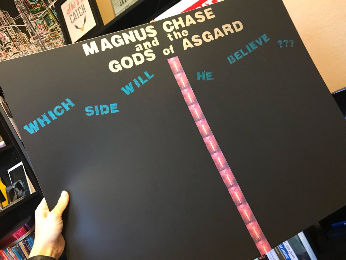 MsMartinezReads's tweet photo. The #CharacterChoice #VisionBoardProject is underway!!! #MagnusChase #SwordofSummer #Theme #TalonTerritory https://t.co/SbcS1W1oVy