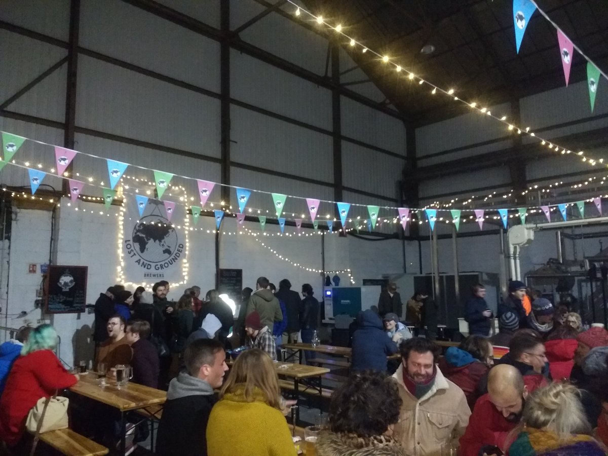 BristolHoppers's tweet photo. Lovely early evening @lostandgrounded tonight. Some beautiful beers from all the Bristol breweries but your own #patternicity  IPA stole the show! https://t.co/TLotx5JNWB