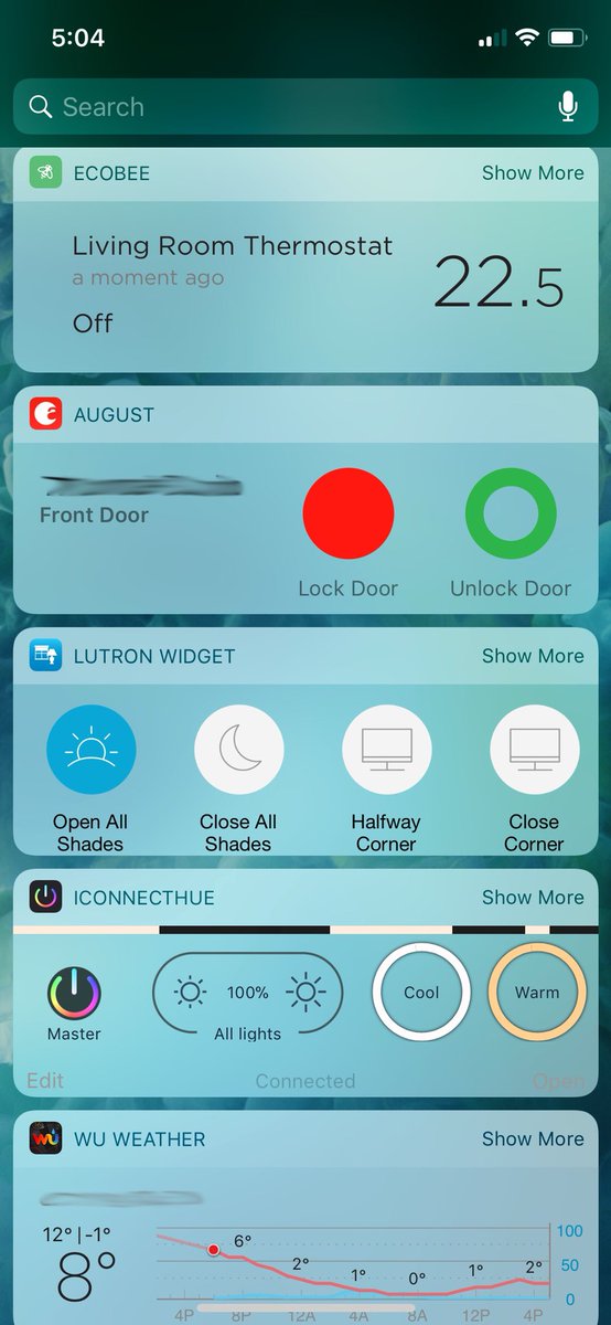 B0han's tweet photo. @AugustHomeInc Is there a reason iOS widget doesn’t show the current status of the lock? https://t.co/7QaZ9cPv3Y