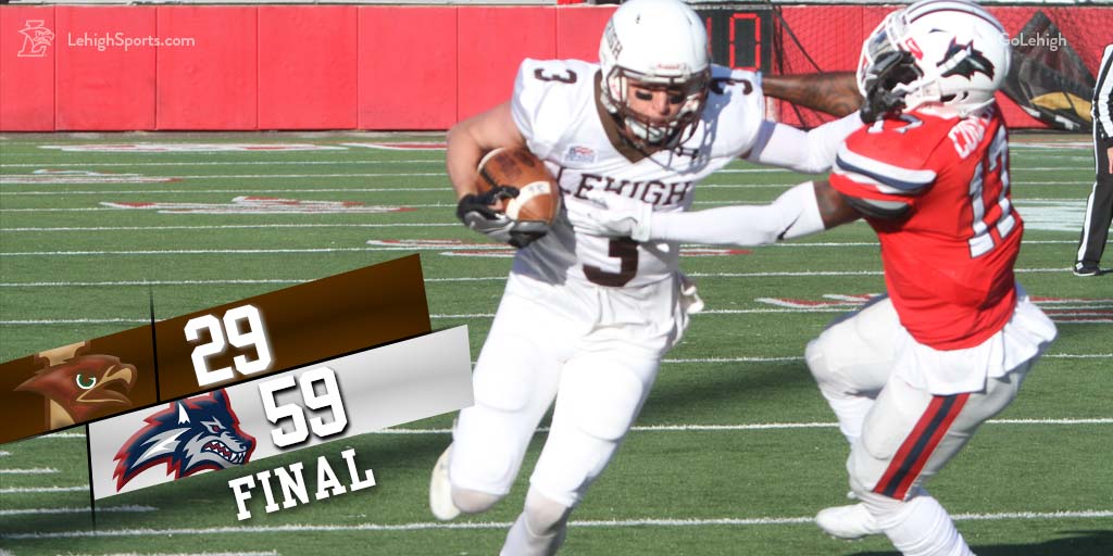 Lehigh Battles Hard, But Gets Blown Out 59-29 To Stony Brook In 1st Round of FCS Playoffs