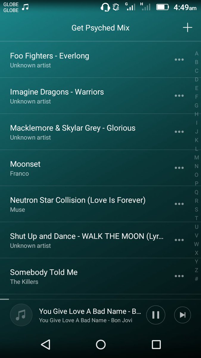 heyyougow's tweet photo. Of course "You Give Love A Bad Name" is on my #GetPsychedMix . 👌😂 what's on yours? https://t.co/CeEZOz6pog