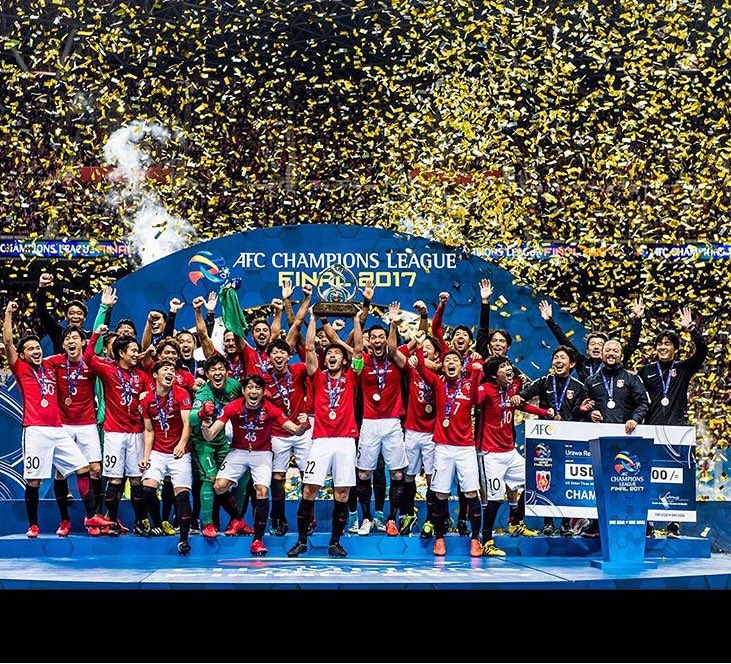 ChapecoenseReal's tweet photo. PARABÉNS!!!!! A @ChapecoenseReal saúda o @REDSOFFICIAL pela conquista da AFC Champions League!!! https://t.co/STyQZB33NH