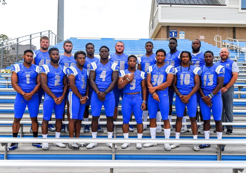 CCSUfootball's tweet photo. To NEW beginnings 2017 Senior Blue Devils!  @CCSUfootball @ccsu Gonna miss you guys! https://t.co/FyXh75uf4n