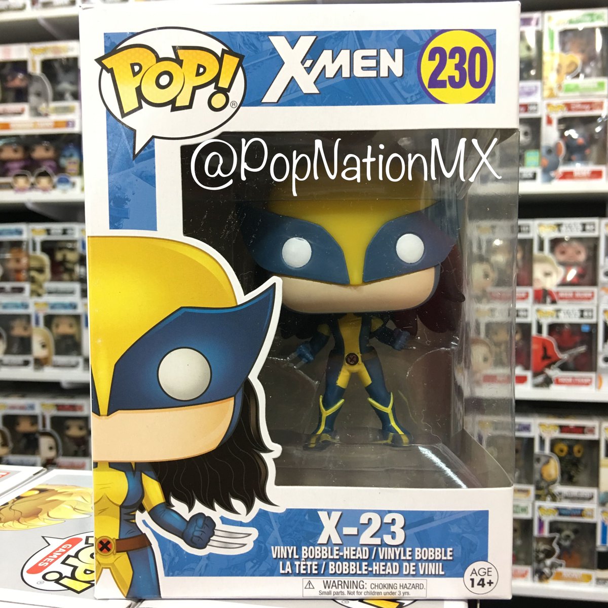 PopNationMX's tweet photo. X-23 #XMen #Wolverine #Wolverines #Funko #FunkoPop #PopNationMX #BazarLomasVerdes https://t.co/364K6iiFS5