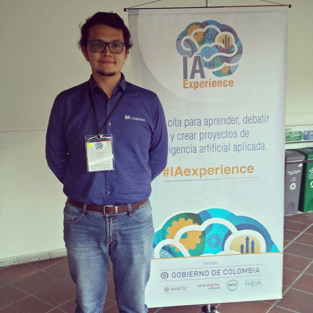 kibitech_pr's tweet photo. Kibitech in #IAExperience at Medellín, Colombia #artificialintelligence #MachineLearning #DataScience #AI #BigData #PersonalRobot https://t.co/I9loMB9hhM