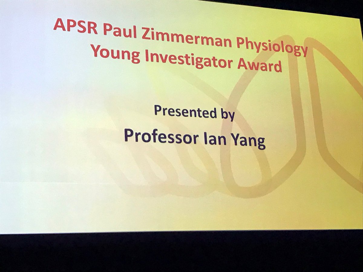 APSRapsr's tweet photo. Congratulations Dr Wen-Yang Li on the APSR Paul Zimmerman Physiology Young Investigator Award #APSR17 @APSRapsr https://t.co/KSsLDgYgep
