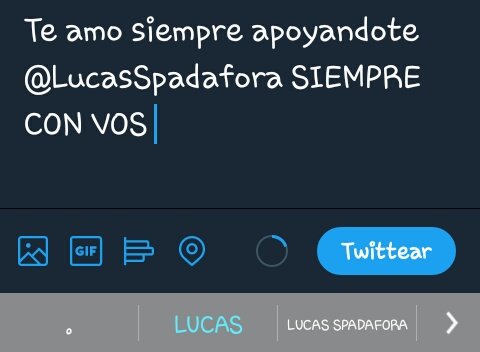 conshaSpadafora's tweet image. Como cuando tu celu sabe @LucasSpadafora SIEMPRE CON VOS LUCAS SPADAFORA