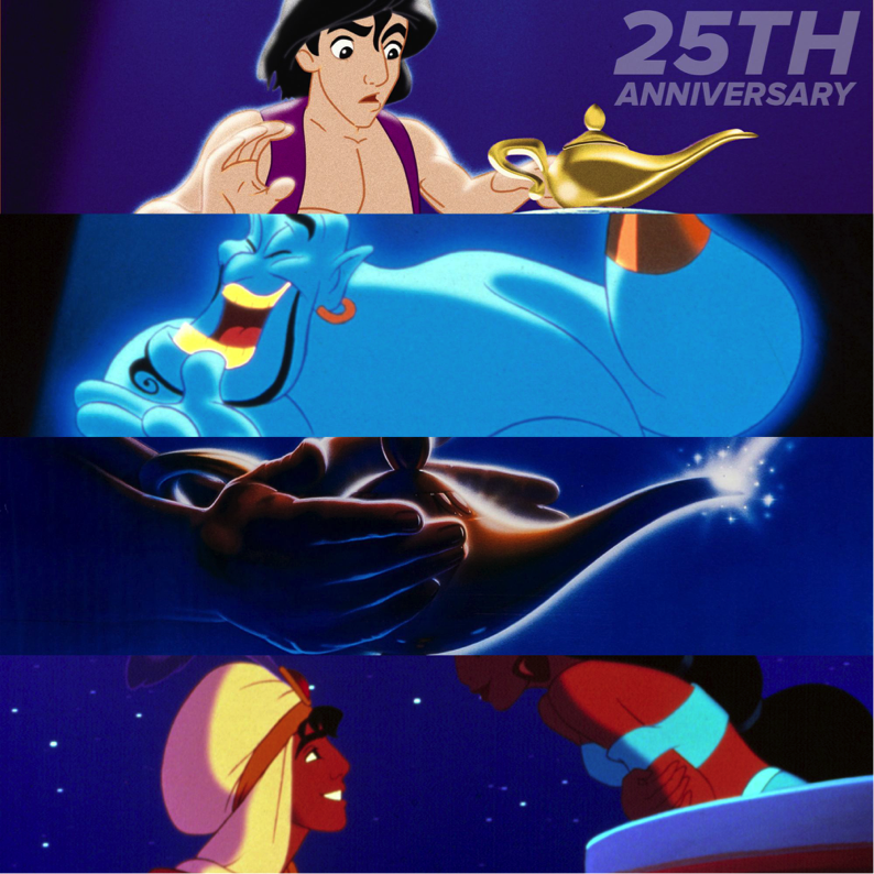 Happy 25th anniversary to #Aladdin, the film that took Disney Animation to a whole new world!