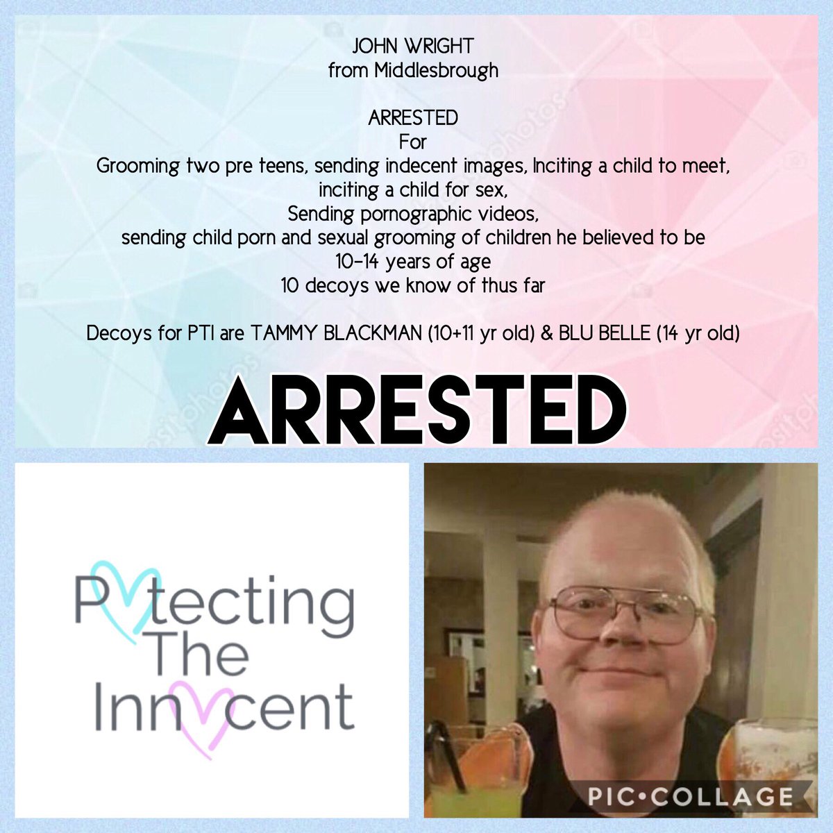 BluDecoy's tweet photo. JOHN WRIGHT STUNG TONIGHT BY PROTECTING THE INNOCENT &amp; ASSISTED BY GEORDIE CHASER #UpdatesWillFollow #ForTheKids https://t.co/FwEtKaOPs7