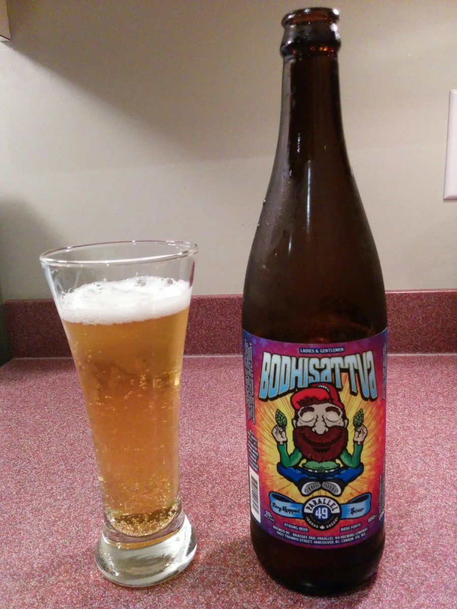 sloach's tweet photo. Oh @Parallel49Beer is this the perfect #sourbeer?  I think it may be. https://t.co/gUZNtw5ZQS