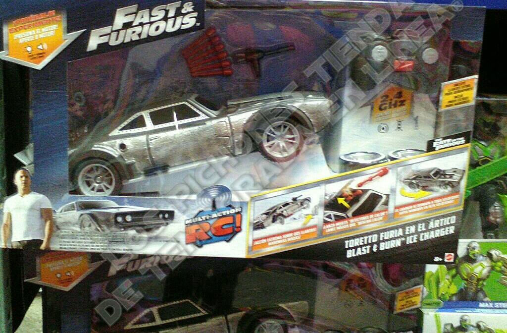 Hot Wheels Fast & Furious Blast & Burn Ice Charger, Voiture