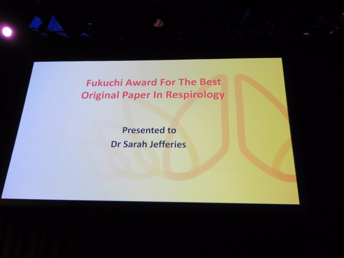 APSRapsr's tweet photo. Fukuchi Award for the Best Original Paper in Respirology presented by Dr Paul Reynolds, Co-Editor in Chief of Respirology
“Randomized controlled trial of the effect of regular paracetamol on influenza infection” #APSR17 @APSRapsr @RespirologyAPSR https://t.co/EZC9JPMvlJ