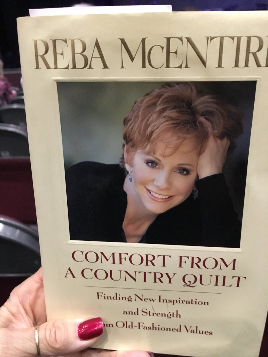 #Reba    Would you do me the honor of signing my book?  I’m on row 10/center.