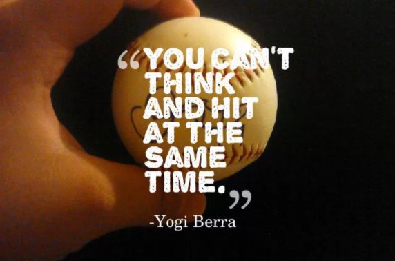 CLHS_Baseball's tweet photo. #SlowSaturday Yogi Berra must be one of the most #influential players in baseball history. Sometimes you need to not think to accomplish your goals #h3 #headhearthustle #mlbmindset https://t.co/EvugV2IkoP