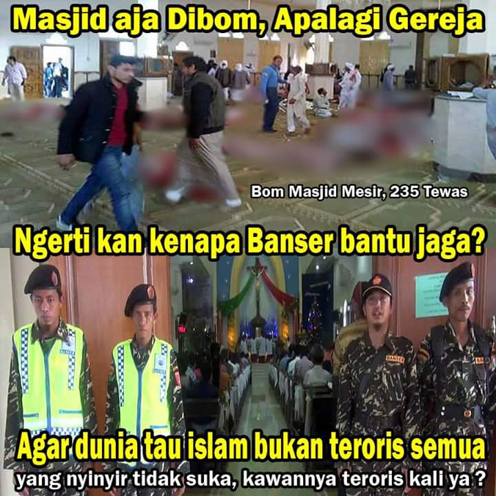 negativisme's tweet photo. namanya juga teroris,  jangankan yang tak seiman,  yang seiman aja dibantai... https://t.co/DZIWek6skQ