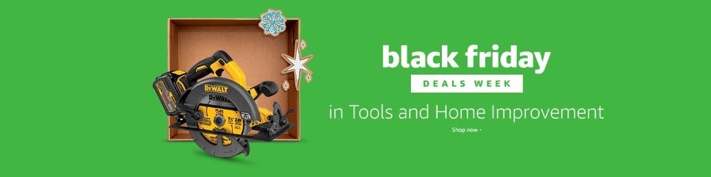 Top_BlackFriday's tweet photo. #cybermonday start
#cybermonday Amazon in Tools & Home Improvement Products
https://t.co/KfbgZmApmO
#PowerTools, #HandTools, #Flashlights, #KitchenFaucets, #KitchenSinks, #Showerheads, #BathroomSinks, #PowerToolAccessories, #Measuring and #LayoutTools, #AirTools https://t.co/Ldl9awD84b