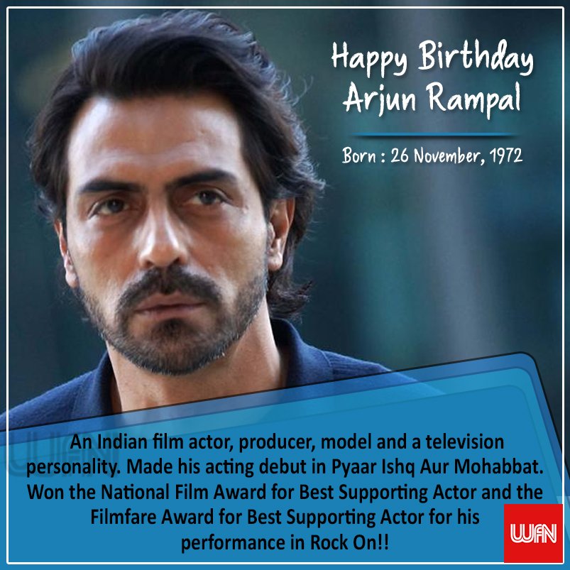 Wish you a very happy birthday Arjun Rampal  