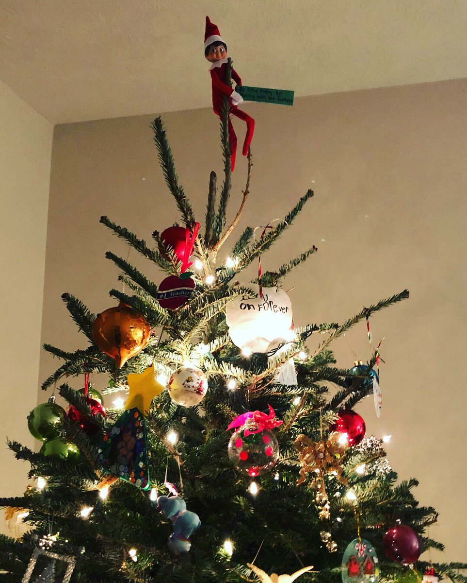 mrs_beauchaine's tweet photo. First night and I didn’t forget to move the elf 🙌 #momwin #elfontheshelf #teachkindness #bekind #bysharing https://t.co/eJDk273PpR