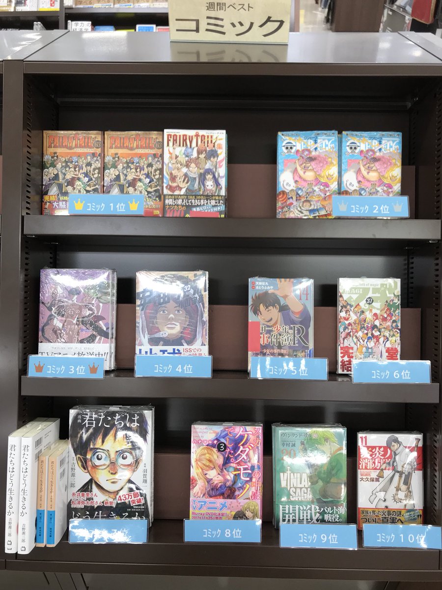 Twitter पर ジュンク堂書店 南船橋店 11 18 11 24 週間ランキング Jnk Mf 週間ランキング 本 文庫 コミック サピエンス全史 陸王 東野圭吾 西野亮廣 佐伯泰英 北方謙三 Fairytail ワンピース 宝石の国 本好きな人と繋がりたい T Co Twitter पर ジュンク堂書店 南船橋店 11 18 11 24 週間ランキング Jnk Mf 週間ランキング 本 文庫 コミック サピエンス全史 陸王 東野圭吾 西野亮廣 佐伯泰英 北方謙三 Fairytail ワンピース 宝石の国 本好きな人と繋がりたい T Co