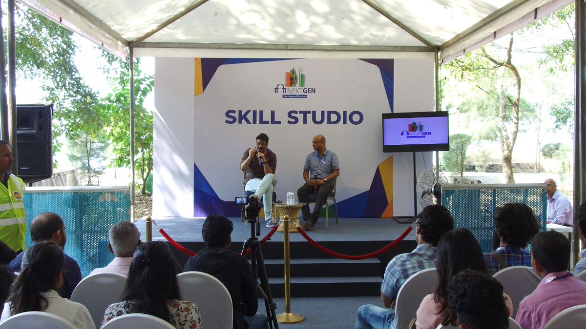 DDNewslive's tweet photo. Casting director Mukesh Chhabra interacts with the delegates and media at Bioscope Village #IFFI2017 https://t.co/Bw5tJ1bVDg