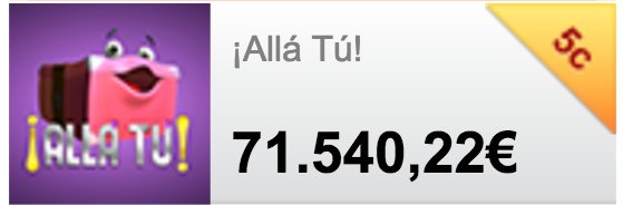 ElBingoOnline's tweet photo. Aquí va la noticia de bingo del día... Otra vez #Botemania con un bote de los que quitan el hipo... Más de 70.000 € acumulados en Alla TU... Vaya tela... #El_Bingo_Online #EBO #siguemeytesigo #followforfollow #followback #bingo https://t.co/6THIWuZeJc