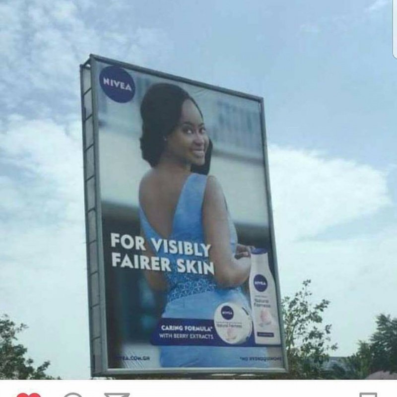 Wiyaala's tweet image. &quot;For visibly darker skin&quot; @NIVEAUSA @NiveaUK #PullitDown