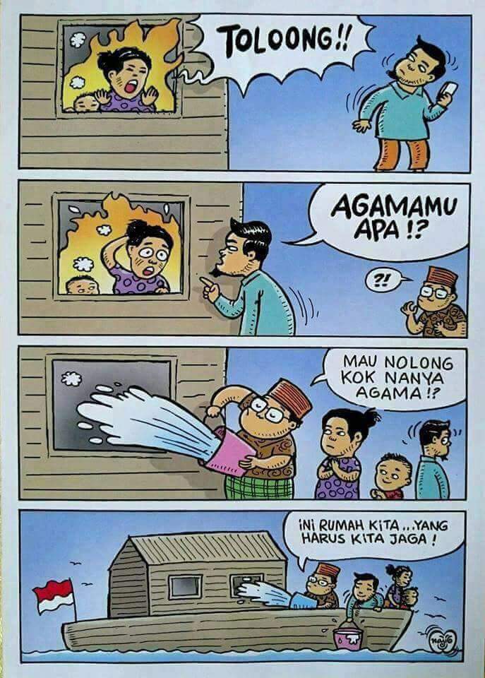 Suka dengan konsep komik ini, terkesan ironis banget. 

Tapi ya kenyataannya memang ada