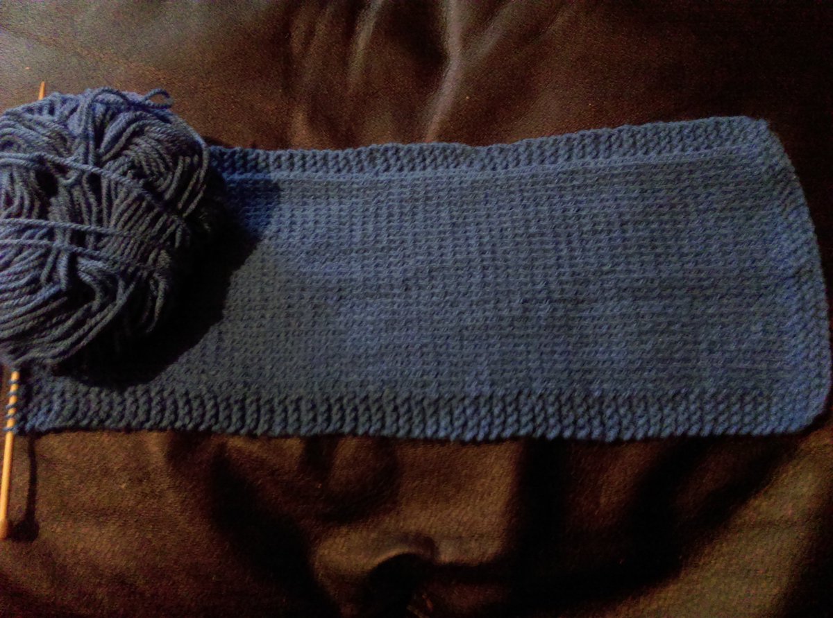 ameliasgrotto's tweet image. Currently working on a simple knitting project for my little one 
😊
#knitting #scarf #simpleproject #blue #handmade