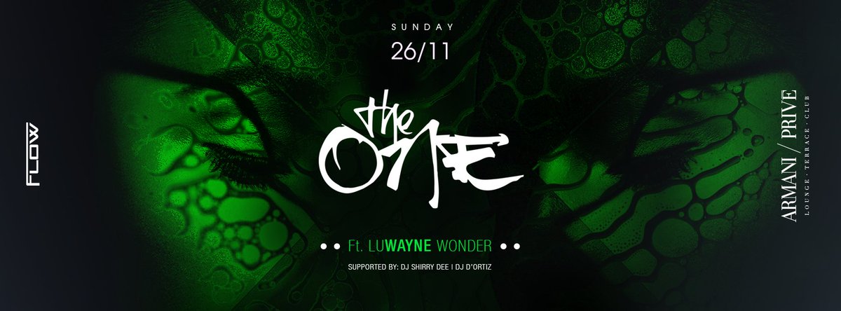 ArmaniPriveDXB's tweet photo. Open bar for the ladies every Sunday between midnight and 2am with #THEONE ft. #FLOWDXB + DJ LuWAYNE WONDER #armaniprivedxb #mydubai https://t.co/xGR7esDjRG