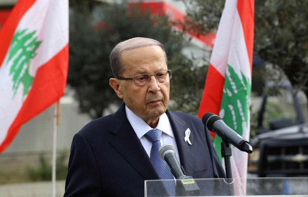 CanadaLebanon's tweet photo. (2/2) The Embassy of Canada is pleased that President Aoun joined the White Ruban campaign and has taken the pledge to help end violence against women and girls. #WhiteRibbon, #EndGBC, #16days https://t.co/0w7wXwH308