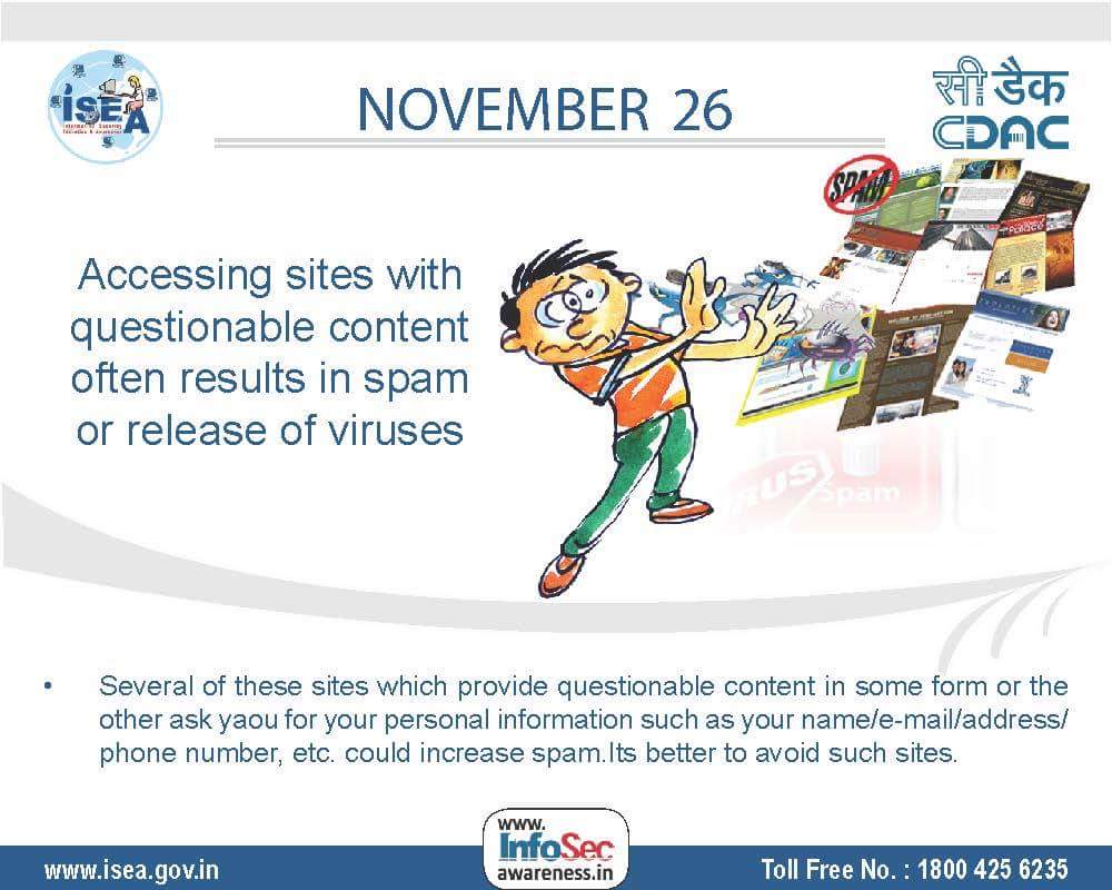 InfoSecAwa's tweet image. #Tipoftheday #Careful while #Accessing #unsecured #websites which are #Asking your perinal details.
#RT @cdacindia @GoI_MeitY