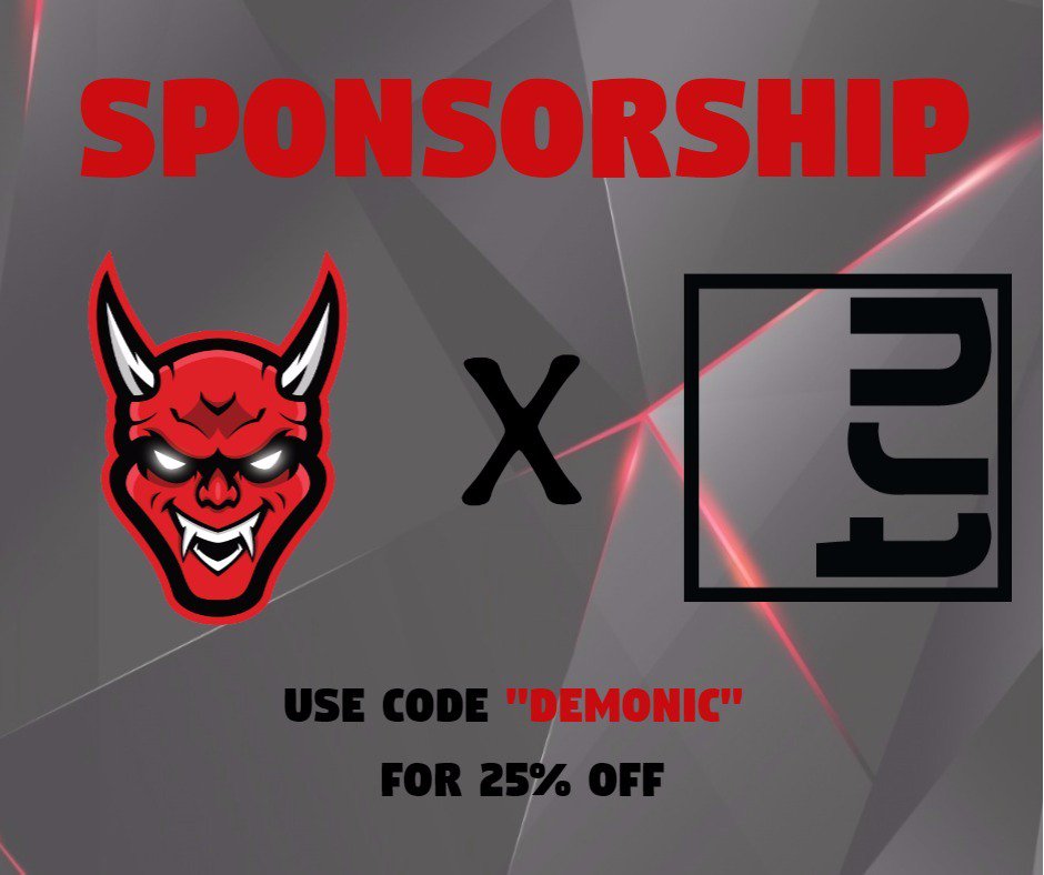DemonicESP_'s tweet photo. We are excited to announce our official partnership with @drinktru!

Use code "DEMONIC" for 25% off your purchase

https://t.co/KIlOO6Y96z

#DevilDivision https://t.co/siju70NqaR