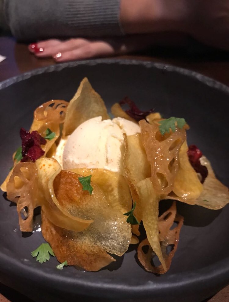 Great night yesterday at <a href="/JUNGSIKDANG/">J U N G S I K 정식당</a> with a bang of a dessert! Sweet potato ice cream was the tits!