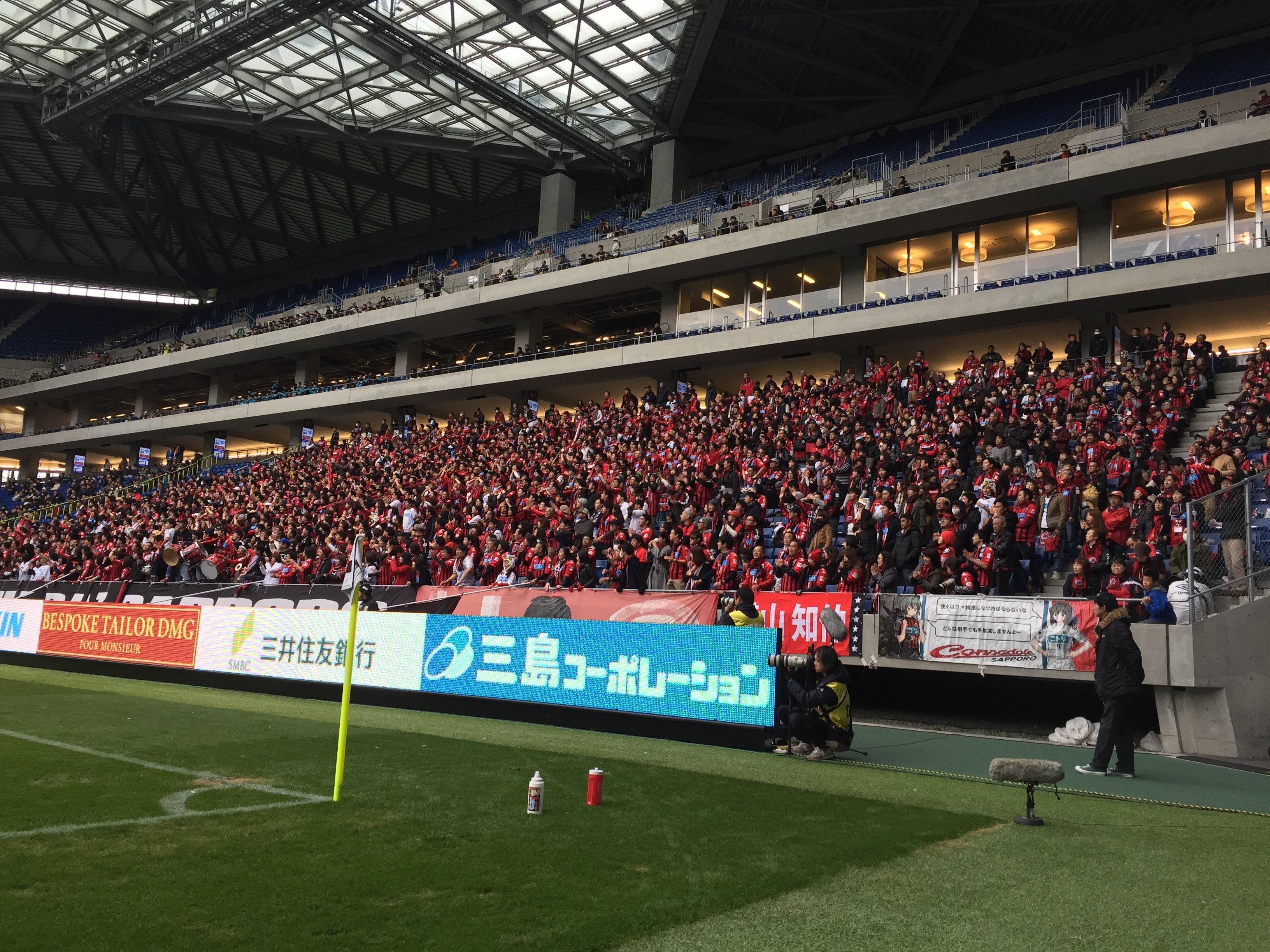 北海道コンサドーレ札幌公式 アウェイでのg大阪戦は後半12分を回って両チームともスコアレスです 市立吹田サッカースタジアムには今日もたくさんのコンサドーレサポーターが足を運んで声援を送ってくれています ありがとうございます 札幌 0 0 G大阪