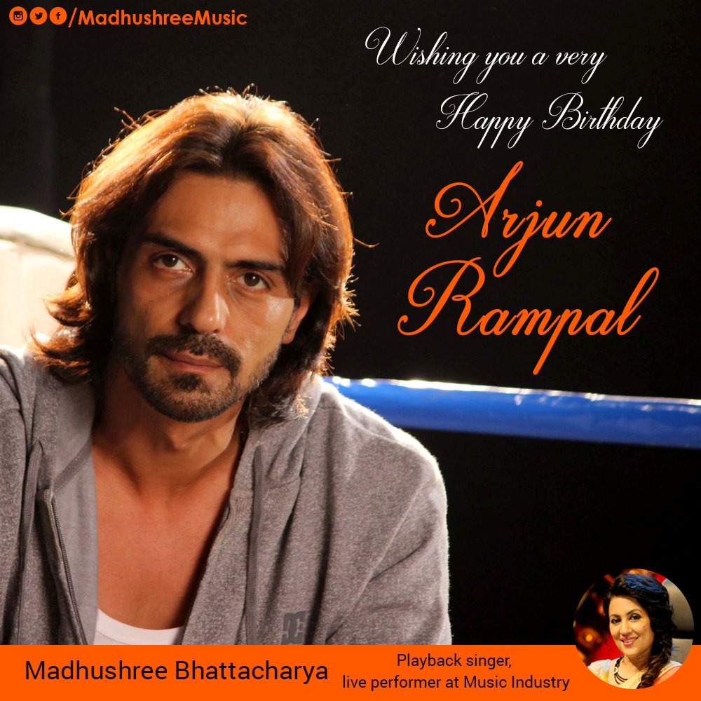 Wishing you a very Happy Birthday handsome and talented !
Happy Birthday Arjun Rampal 