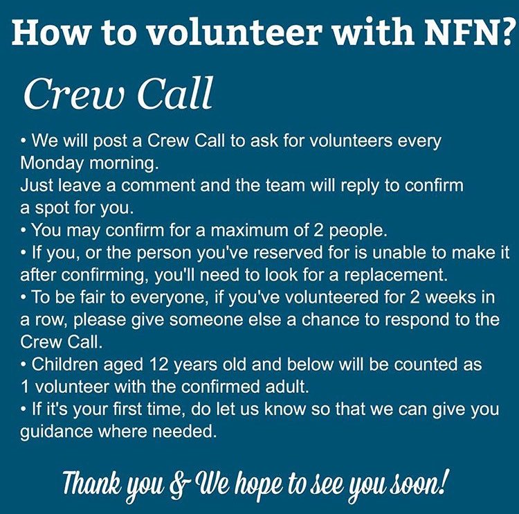 NFNMY's tweet photo. Hello everyone! This is how you volunteer with us! 😊 https://t.co/qcDOUHkxen