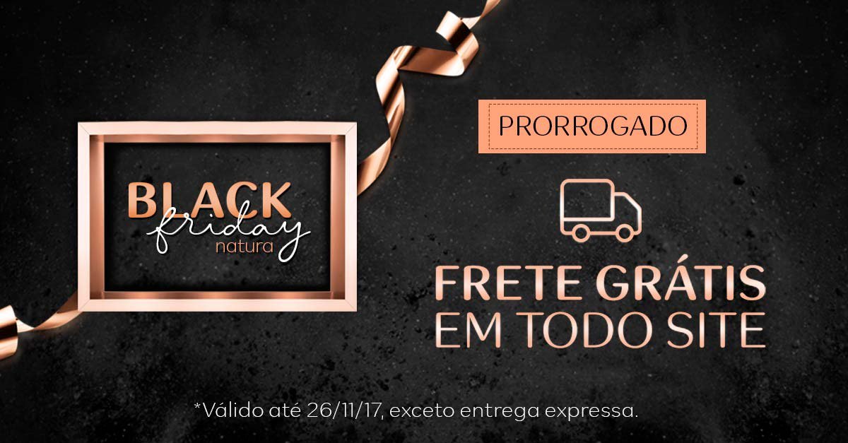 Ainda dá tempo de aproveitar a #BlackFriday do site #Natura. Acesse: rede.natura.net/espaco/voronko… e confira METADE do SITE pela METADE DO PREÇO + #FreteGrátis.