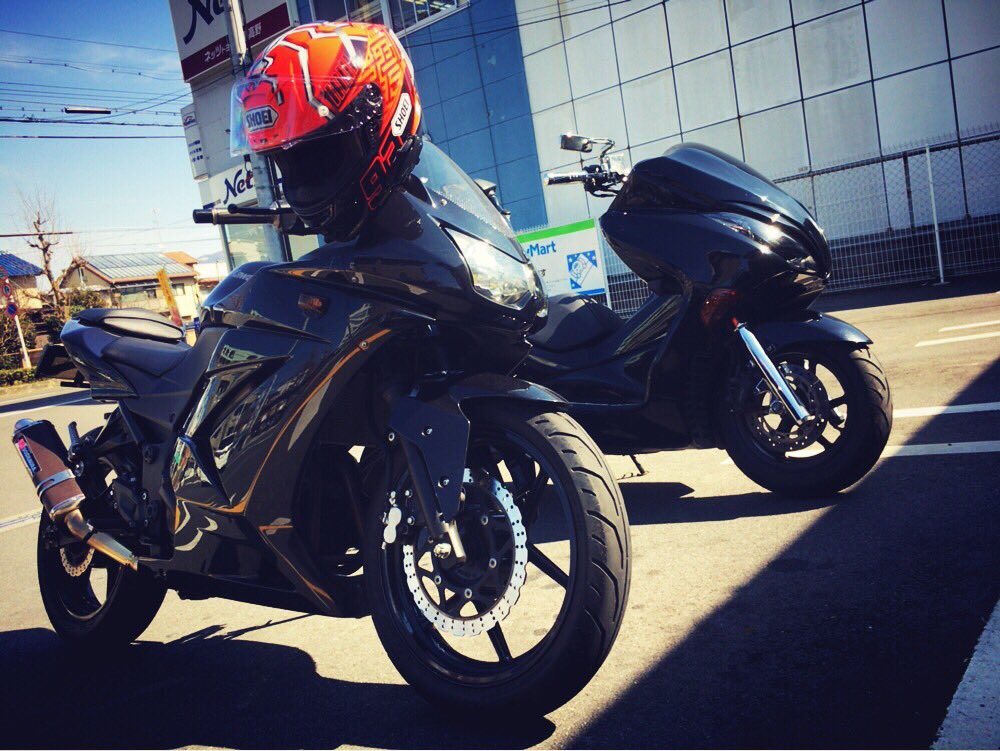 takubou33's tweet photo. 約1年やけどいろんな思い出ありがとうございました笑
ええバイクやった♪ https://t.co/g00O4Ig9nw