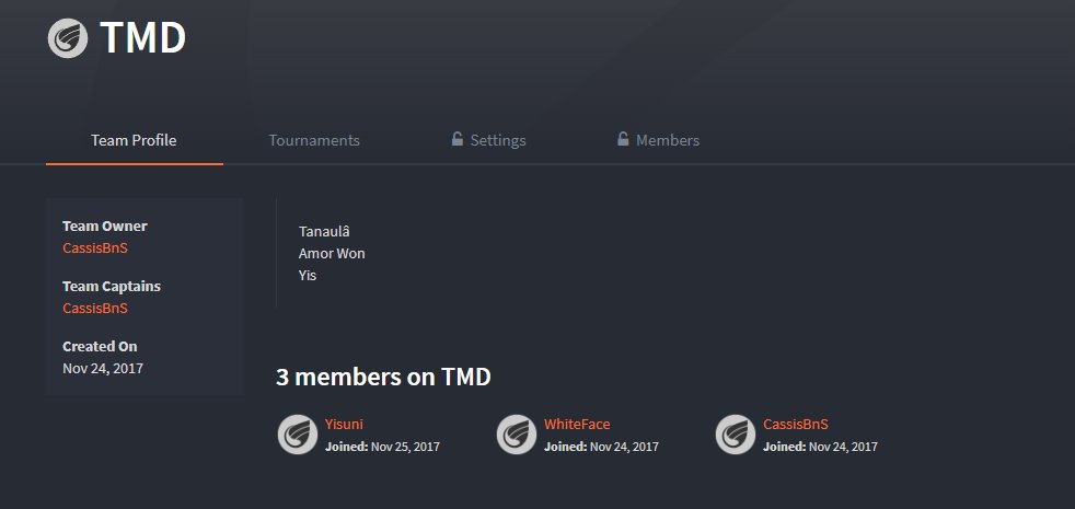 CassisBnS's tweet photo. New team for tournament btw https://t.co/9U7cUkPzOx