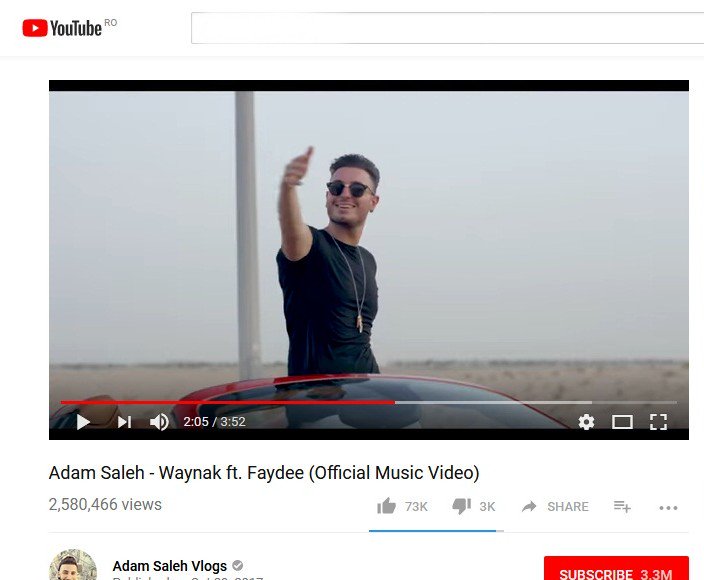 AdinaIvan1's tweet photo. @Faydee Happy sunday! Treasure #Waynak over 2 580 000 views on YouTube! Congratulations! Up, up, up! #FA4Ever go hard for #3milli! 💯🎵🎶🎧🎼❤💖😇😘 https://t.co/rjajtUG6xM