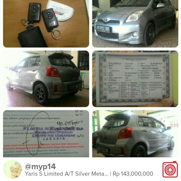 yulz14's tweet photo. Selling Yaris S Limited A/T Silver Metalik Rp 143,000,000 https://t.co/WbU83FVBKB #carousell @carousell_id https://t.co/OqYFVfYjM8
